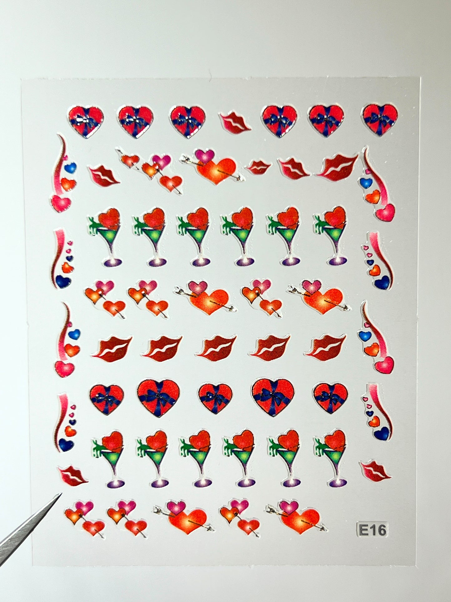 BEAUTY20 Point Nail Stickers - E16