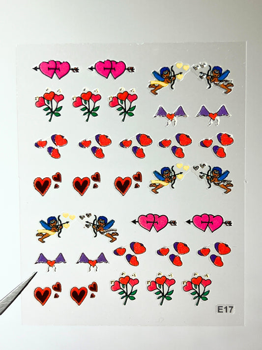 BEAUTY20 Point Nail Stickers - E17