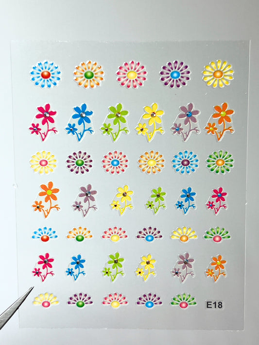 BEAUTY20 Point Nail Stickers - E18