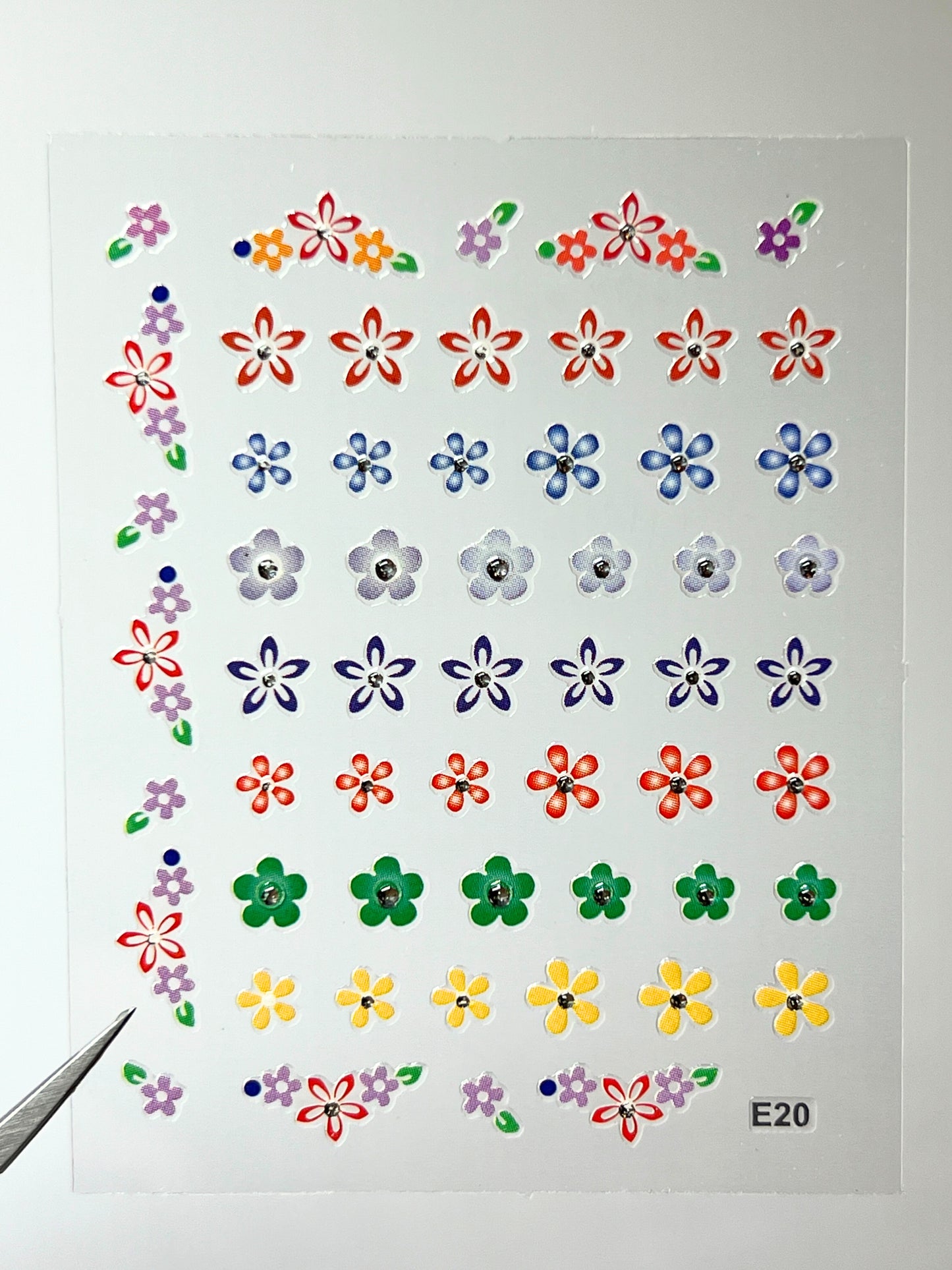 BEAUTY20 Point Nail Stickers - E20