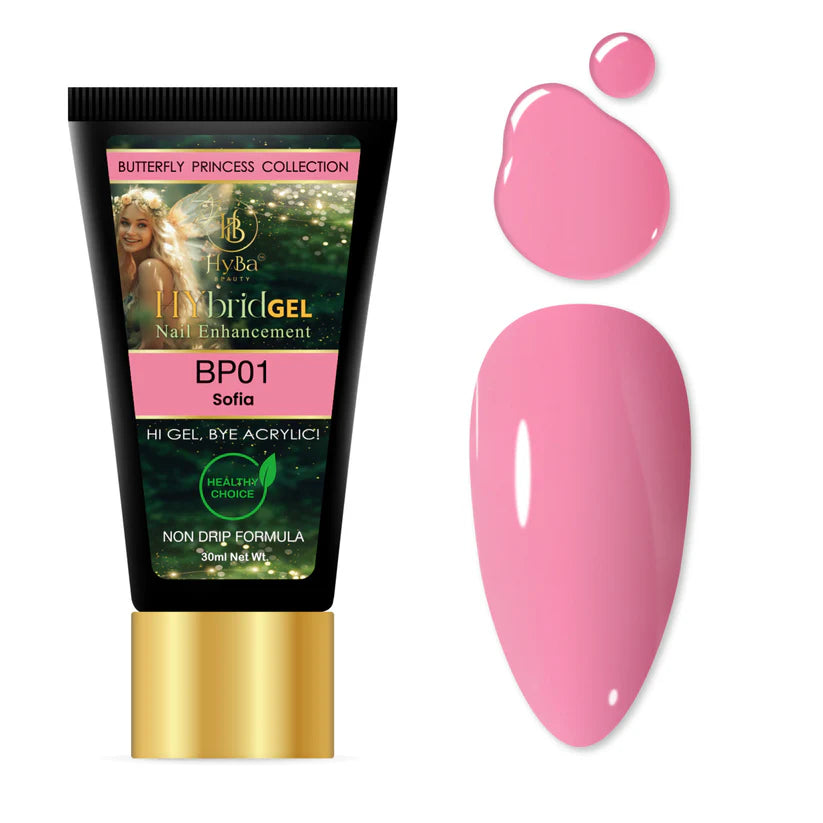 HYBA BEAUTY HyGEL™ Hybrid Gel Nail System - Butterfly Princess Collection