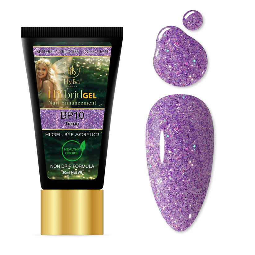 HYBA BEAUTY HyGEL™ Hybrid Gel Nail System - Butterfly Princess Collection