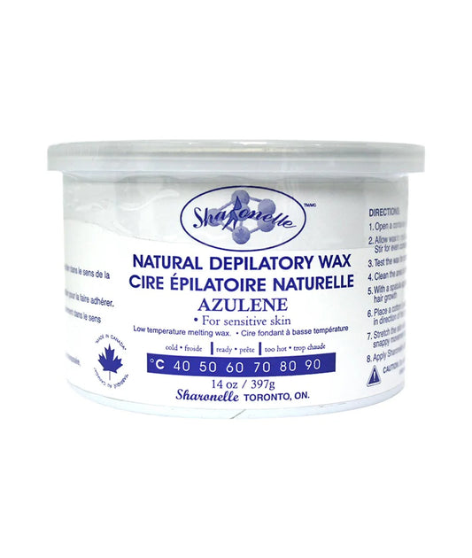 SHARONELLE Natural Depilatory Wax Azulene 14oz