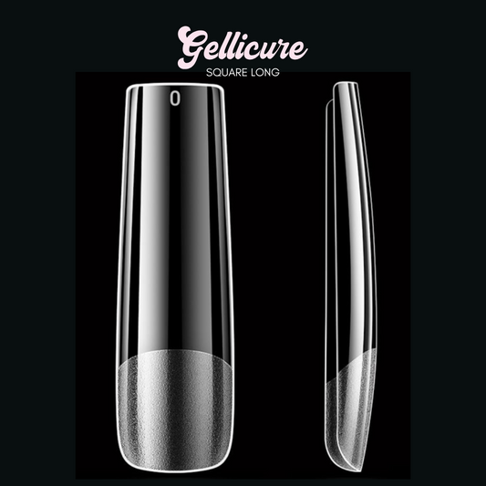 GELLICURE Pre-etched Gel Tips 552 pcs - Square Long