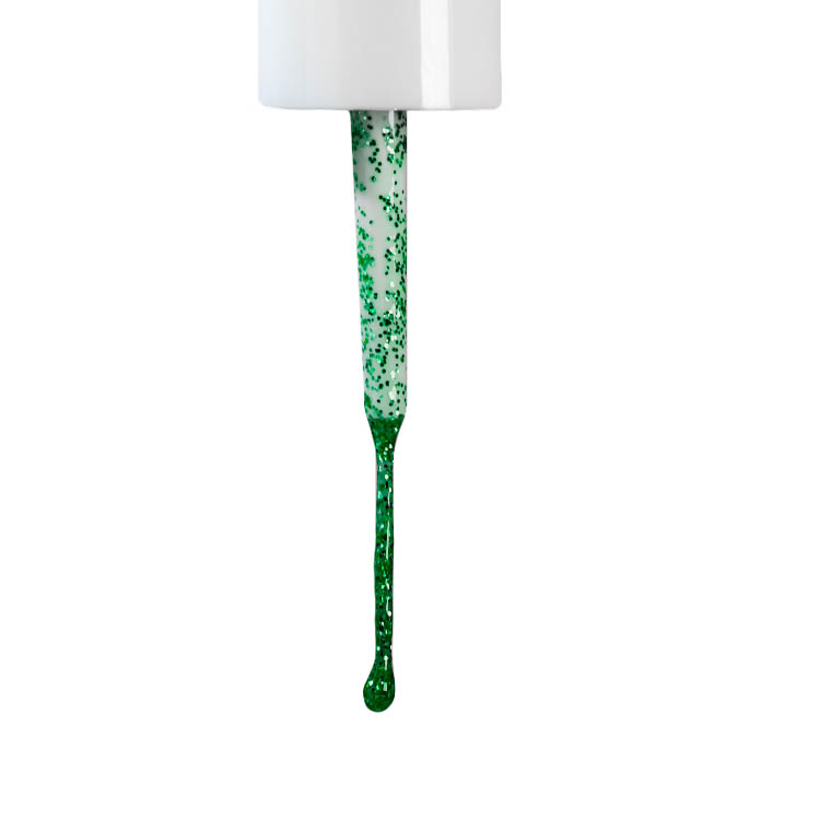 LECHAT CM Gel Art Liner 0.33oz - #CMG33 Green Glitter