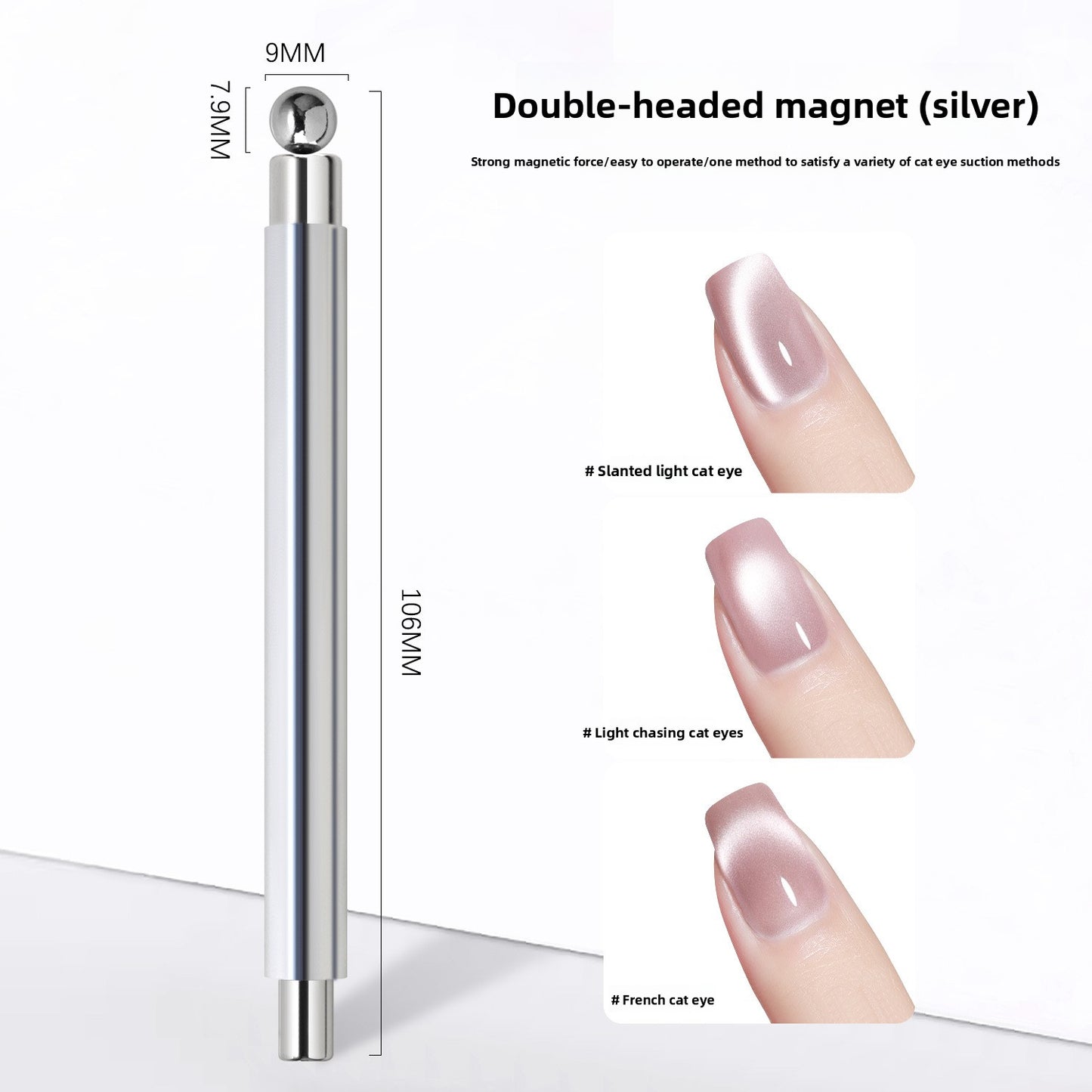 Cat Eye Magnet - Dual Magnet w/ Ball