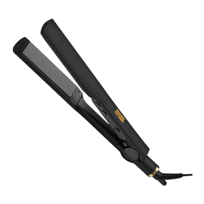 HOT TOOLS Professional Black Gold 1 1/4" Digital Salon Flat Iron