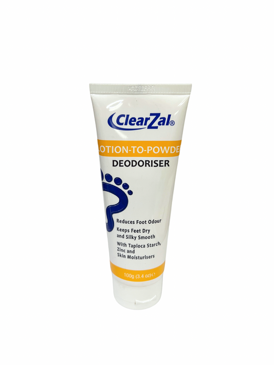 CLEARZAL Lotion to Powder Foot Deodorizer - 3.4 oz