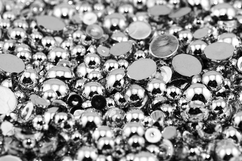 Silver Chrome Beads