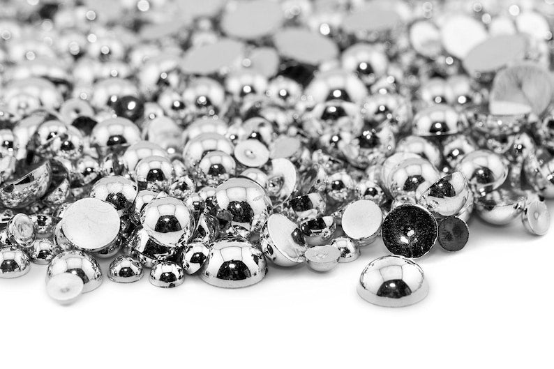 Silver Chrome Beads