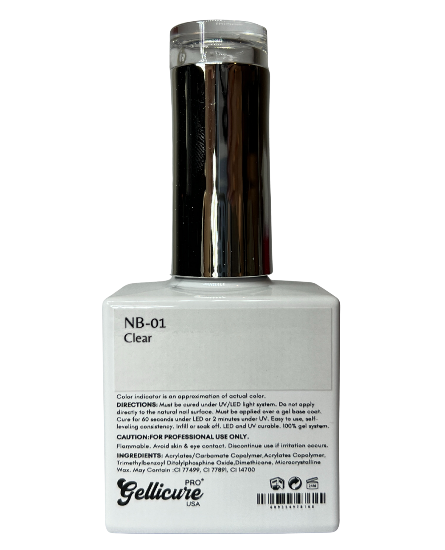 GELLICURE PRO★ Builder Gel 15ml - Clear NB-01