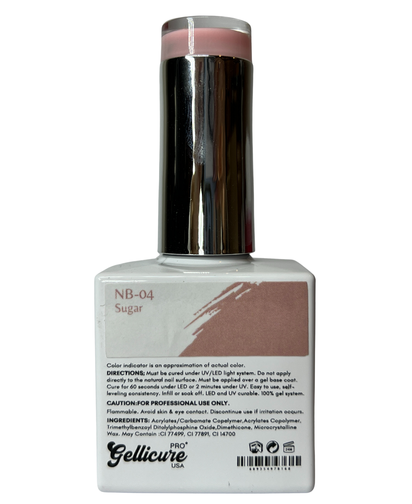GELLICURE PRO★ Builder Gel 15ml - Sugar NB-04