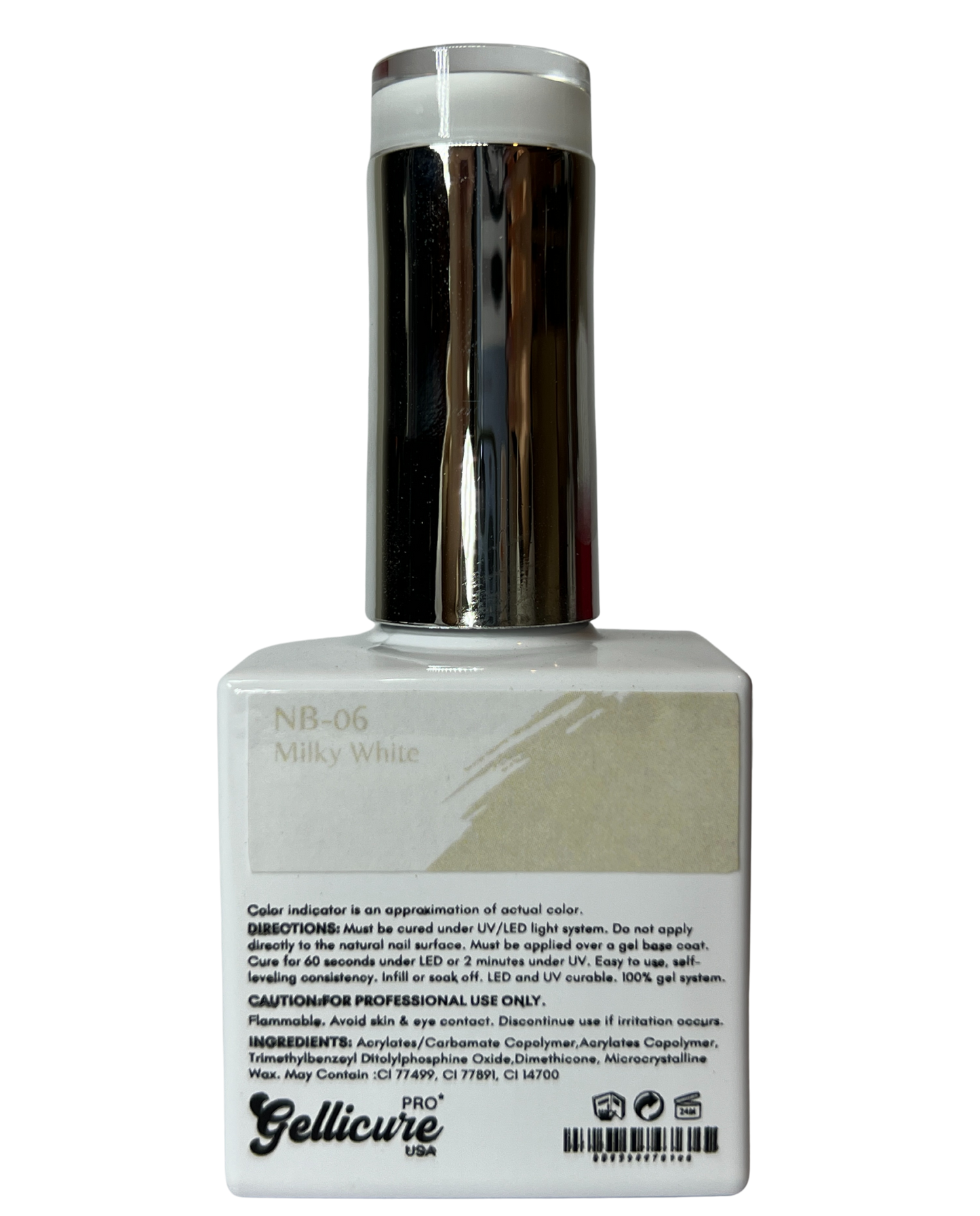 GELLICURE PRO★ Builder Gel 15ml - Milky White NB-06