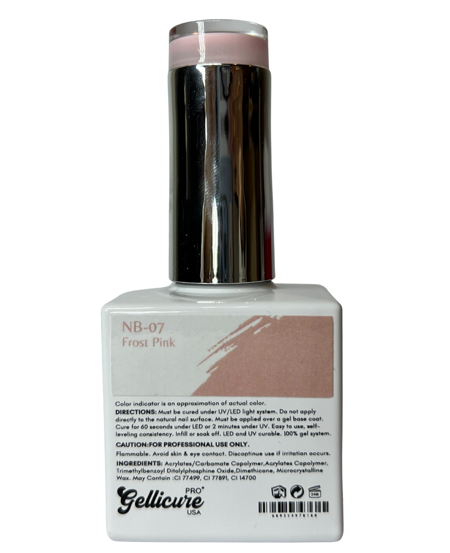 GELLICURE PRO★ Builder Gel 15ml - Frost Pink NB-07