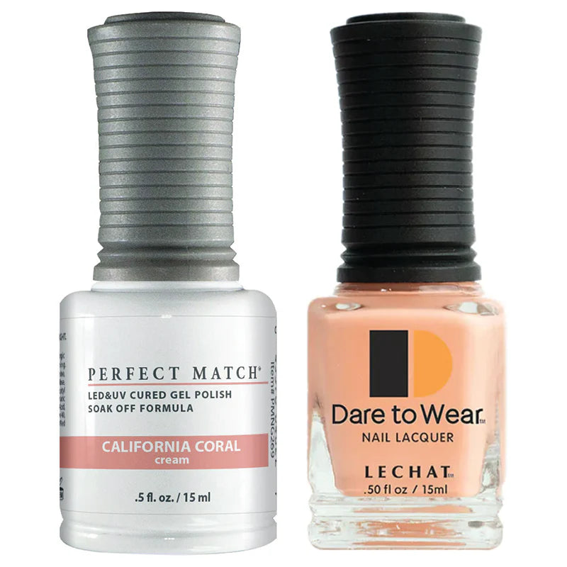 LECHAT Perfect Match Gel Duo - California Coral #PMS269