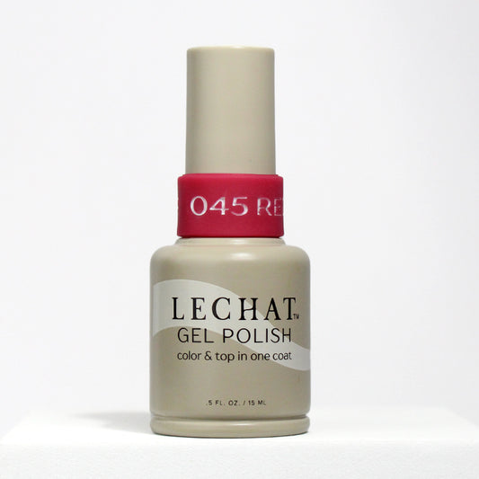 LECHAT Gel Polish Color & Top in One Coat Red October 0.5OZ -  LG045
