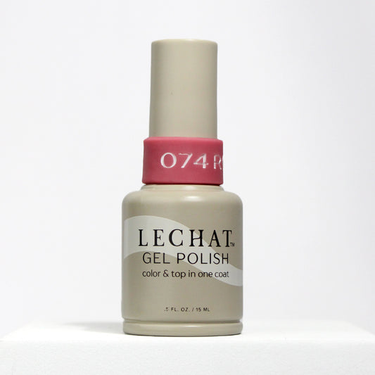 LECHAT Gel Polish Color & Top in One Coat Rosy Glow 0.5OZ -  LG074