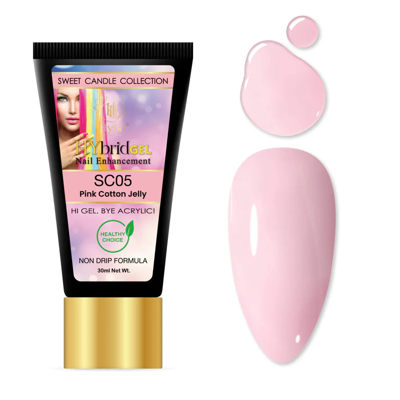 HYBA BEAUTY HyGEL™ Hybrid Gel Nail System - Sweet Candie Collection