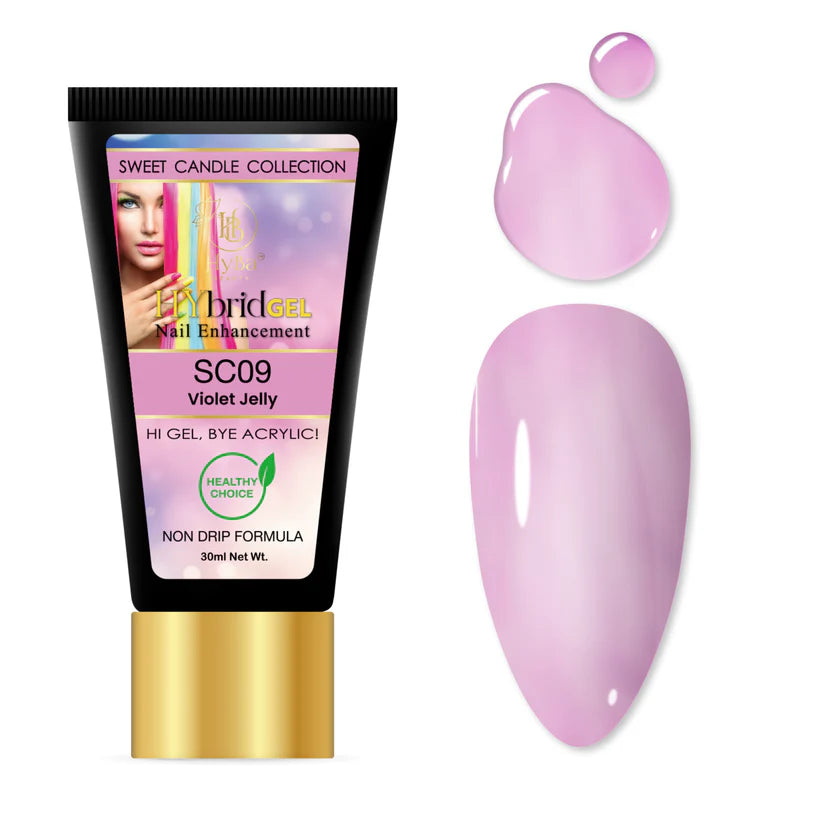 HYBA BEAUTY HyGEL™ Hybrid Gel Nail System - Sweet Candie Collection