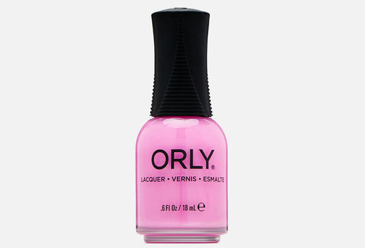 Orly nail polish bottle on a white background