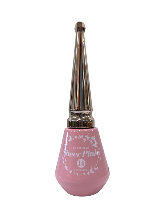 SOFIGLAZE Sheer Pinks 0.5oz - Au Naturel #14