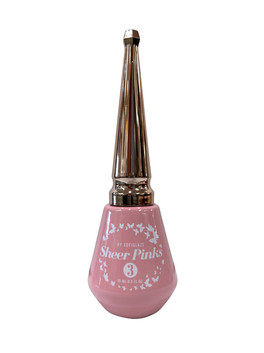 SOFIGLAZE Sheer Pinks 0.5oz - Pink Bubbly #3