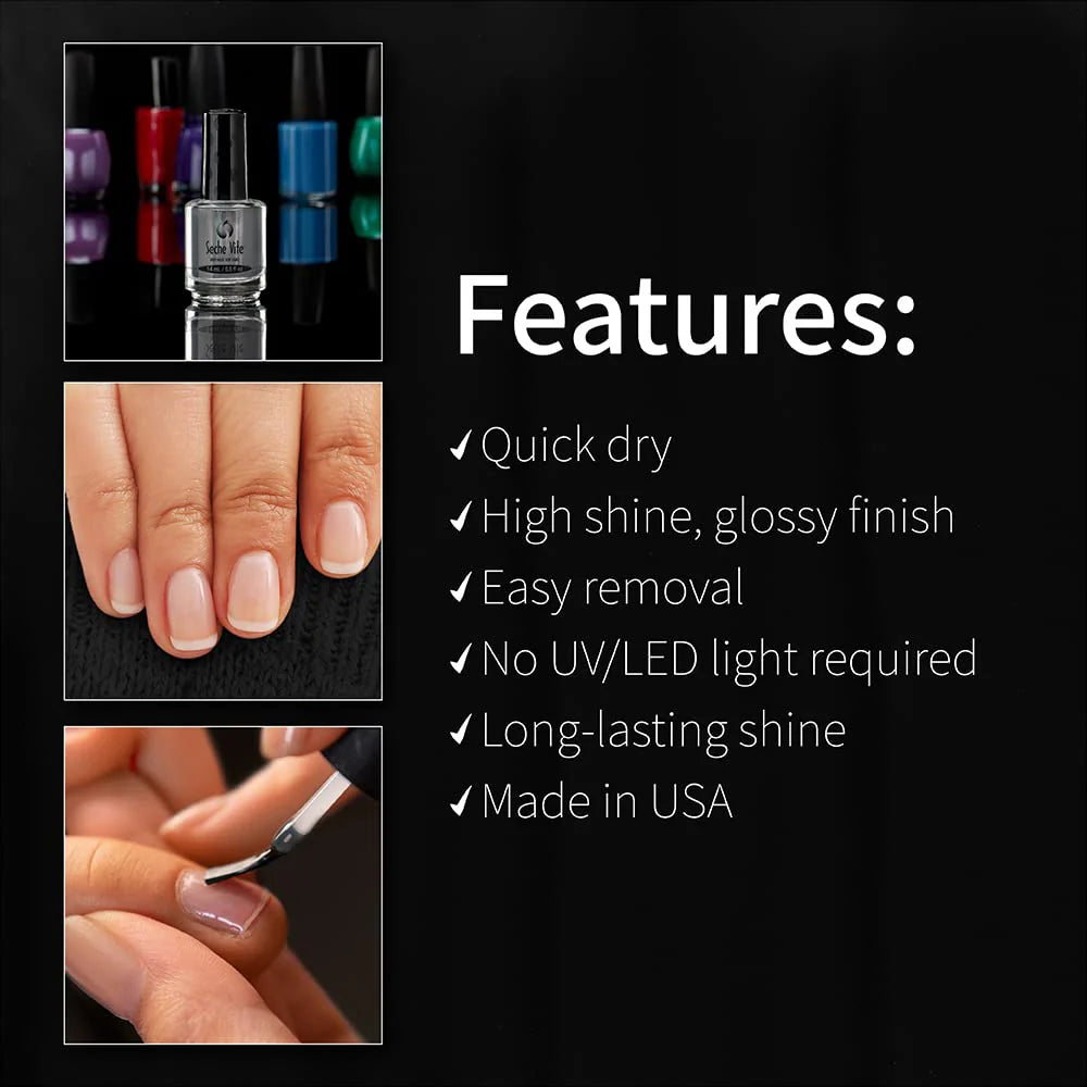 Seche Vite Top Coat 0.5oz