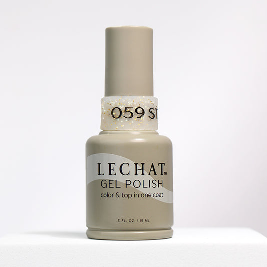 LECHAT Gel Polish Color & Top in One Coat Starfall 0.5OZ -  LG059