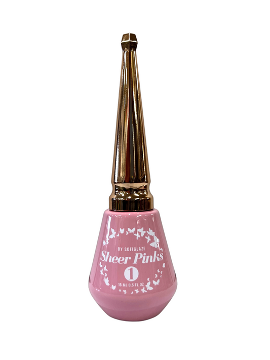 SOFIGLAZE Sheer Pinks 0.5oz - Jelly Pink #1