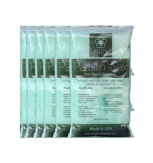 FLEUR DE SPA Paraffin Wax True Wintergreen 6lbs Box