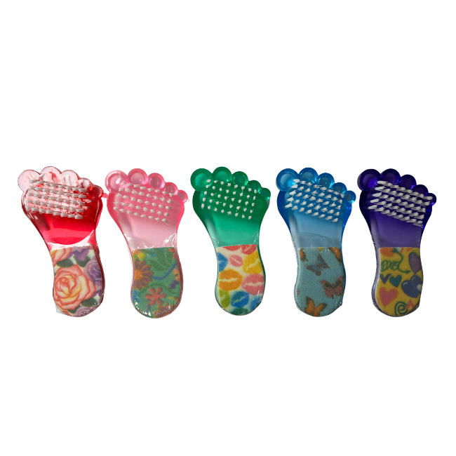 BEAUTY BY ME® 3-D Foot-Shaped File + Brush