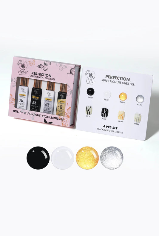 HYBA BEAUTY Solid Liner Gel PERFECTION Set / 4 colors