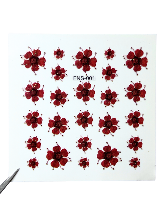 LECECIA Flower Nail Stickers - FNS-001