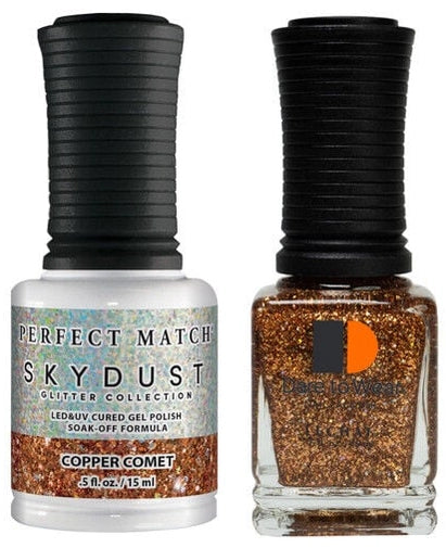 LECHAT Perfect Match SkyDust Gel Duo - Copper Comet #SDMS11
