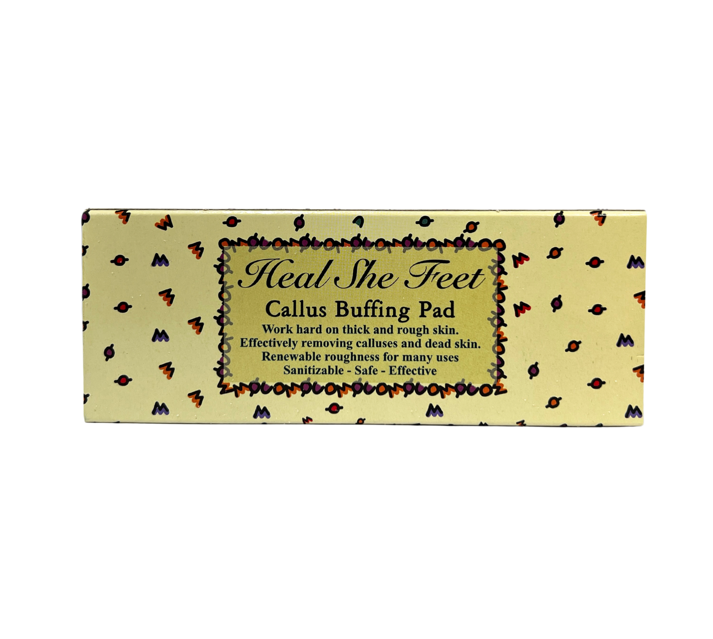 HEAL SHE FEET Callus Buffing Pad 24pc/Box - Pink