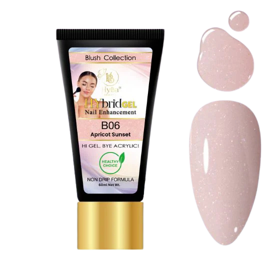HYBA BEAUTY HyGel Blush Collection #2 60ml - Apricot Sunset #B06