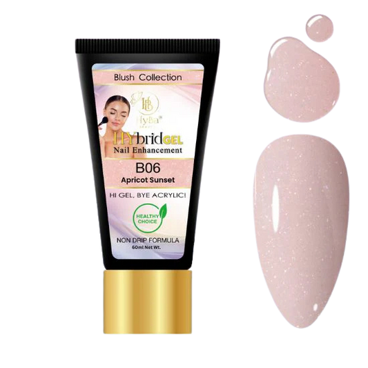 HYBA BEAUTY HyGel Blush Collection #2 60ml - Apricot Sunset #B06