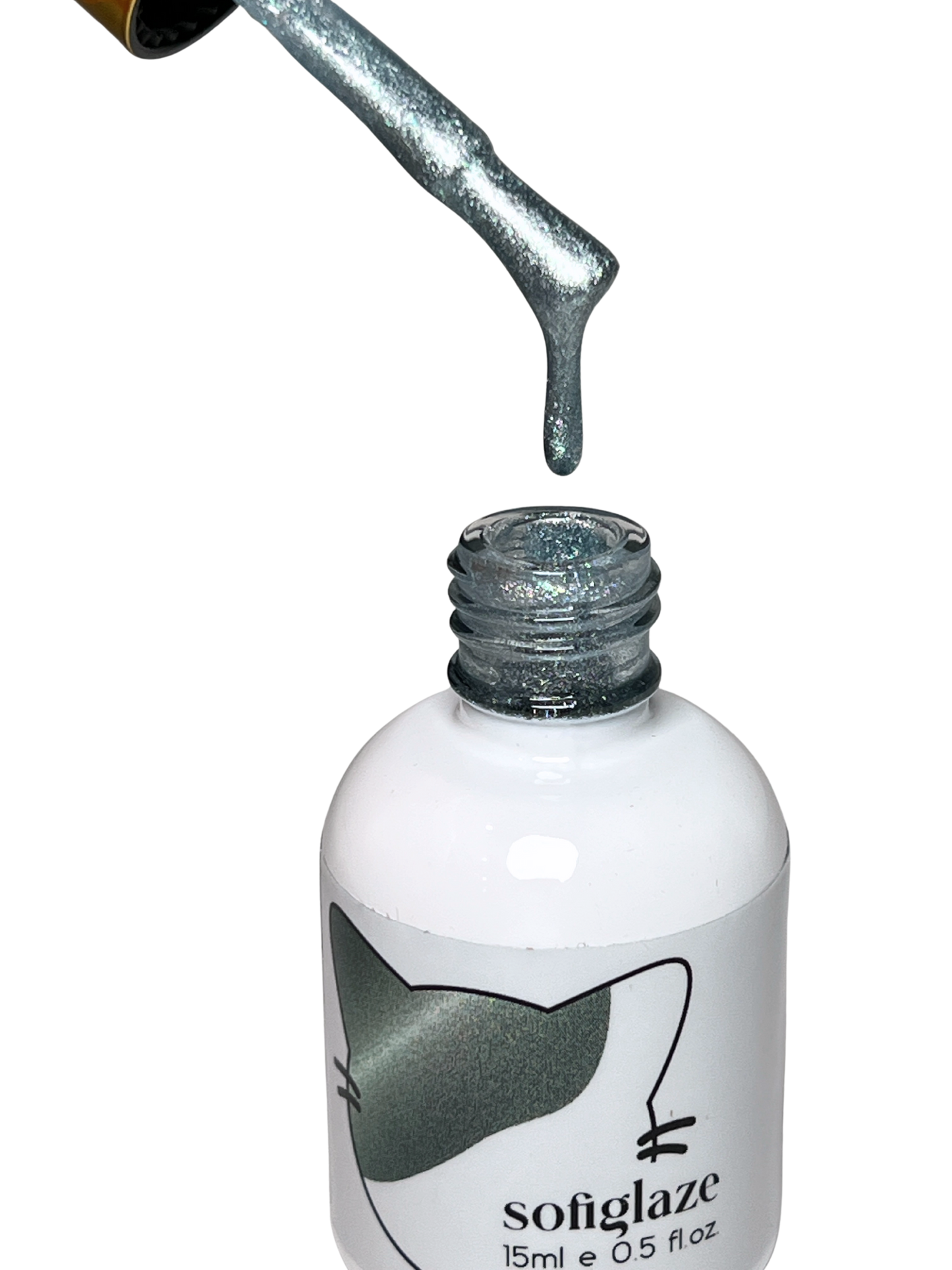 SOFIGLAZE Gel Color 0.5oz Pristine Halo Cat Eye - #NM002