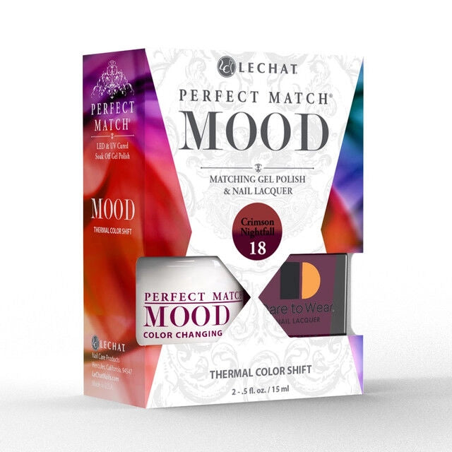 LECHAT Perfect Match Mood Gel Duo - Crimson Nightfall #18