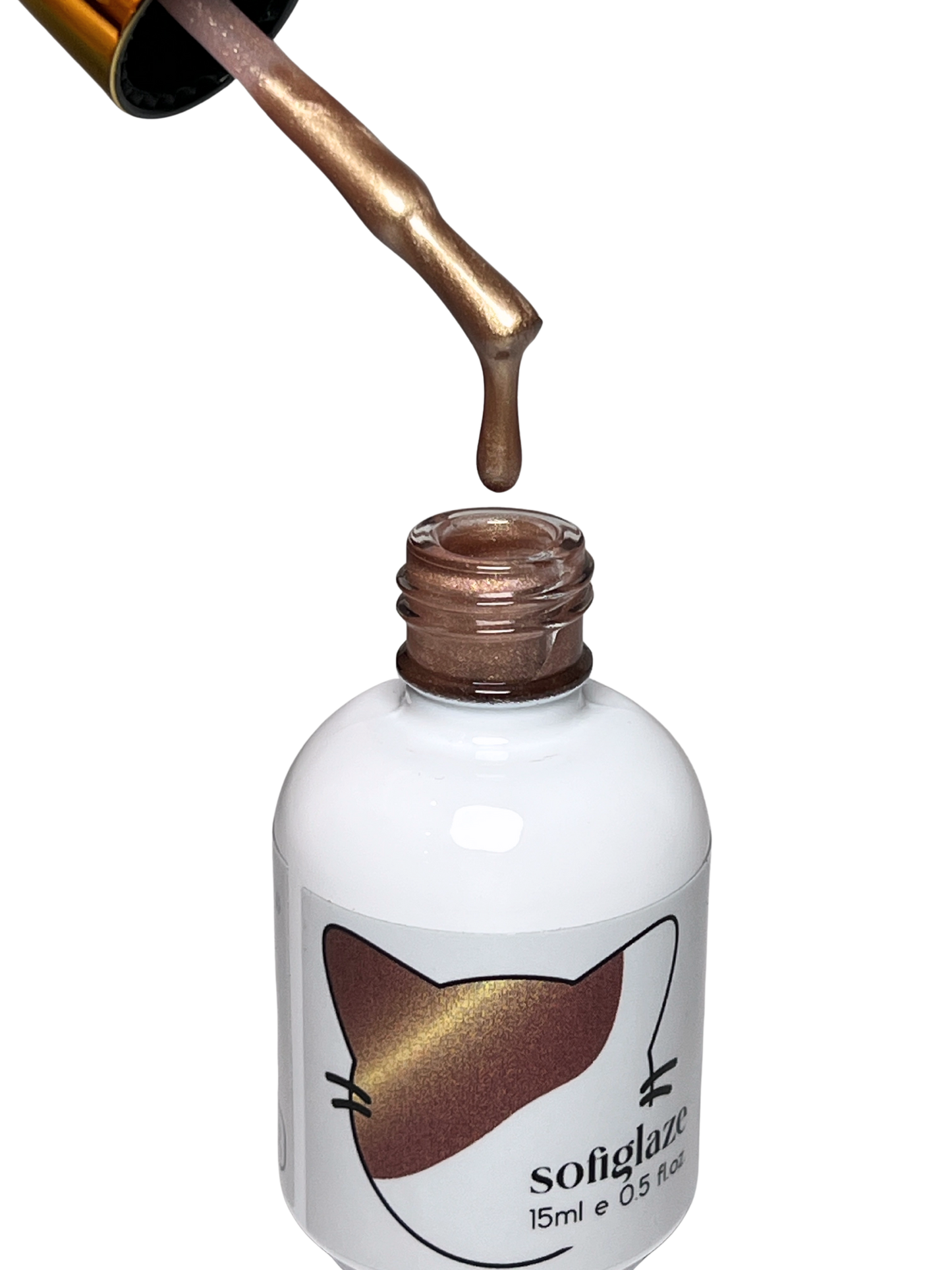 SOFIGLAZE Gel Color 0.5oz Pristine Halo Cat Eye - #GD005