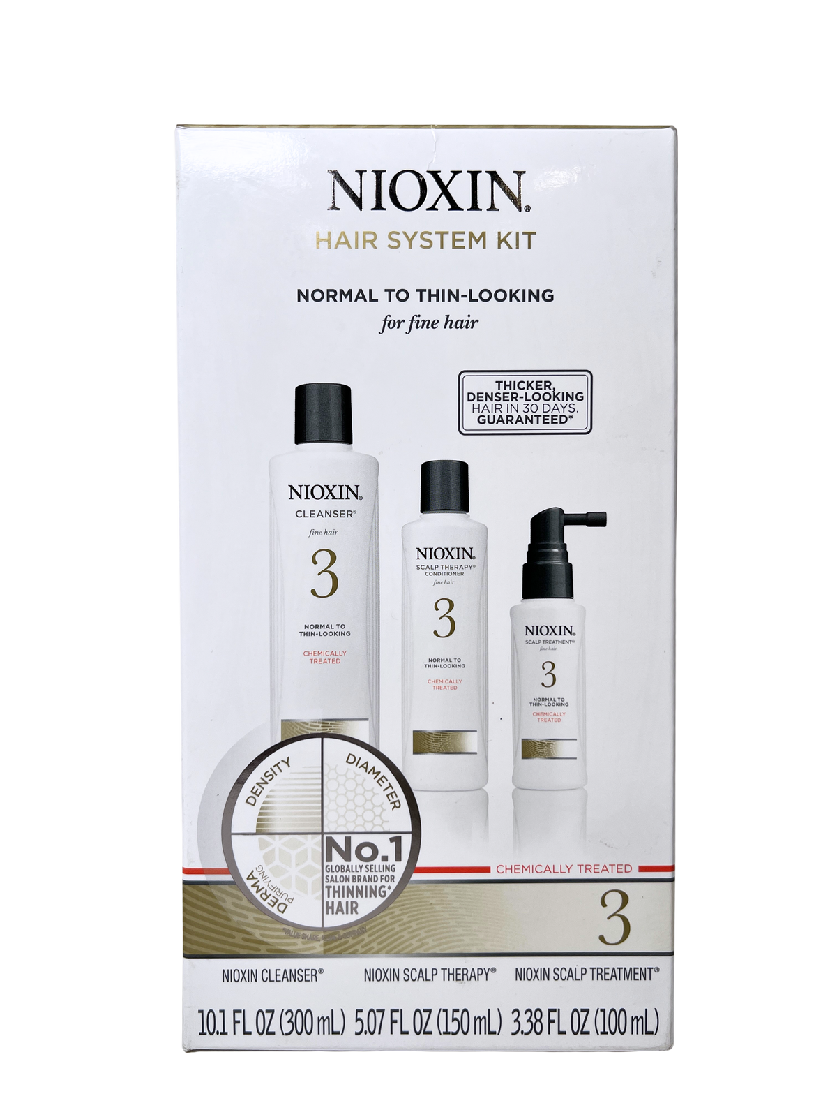 NIOXIN Hair System Kit #3 - Normal to Thin Looking for Fine Hair