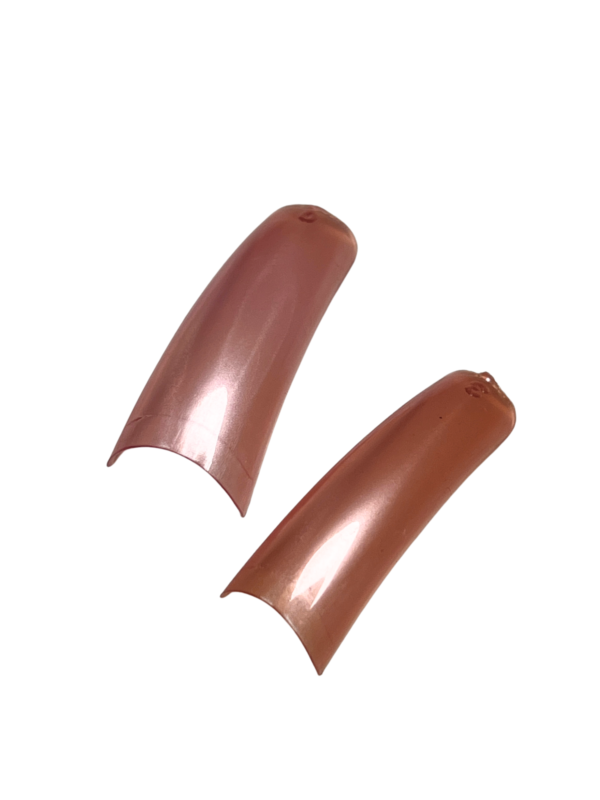 Color Nail Tips 550pc - Rose Gold