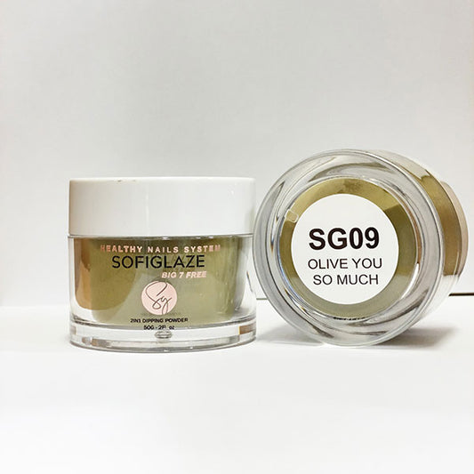 SOFIGLAZE 2 in 1 Color Powder with Big 7 FREE - SGPOWDER#09 image 0