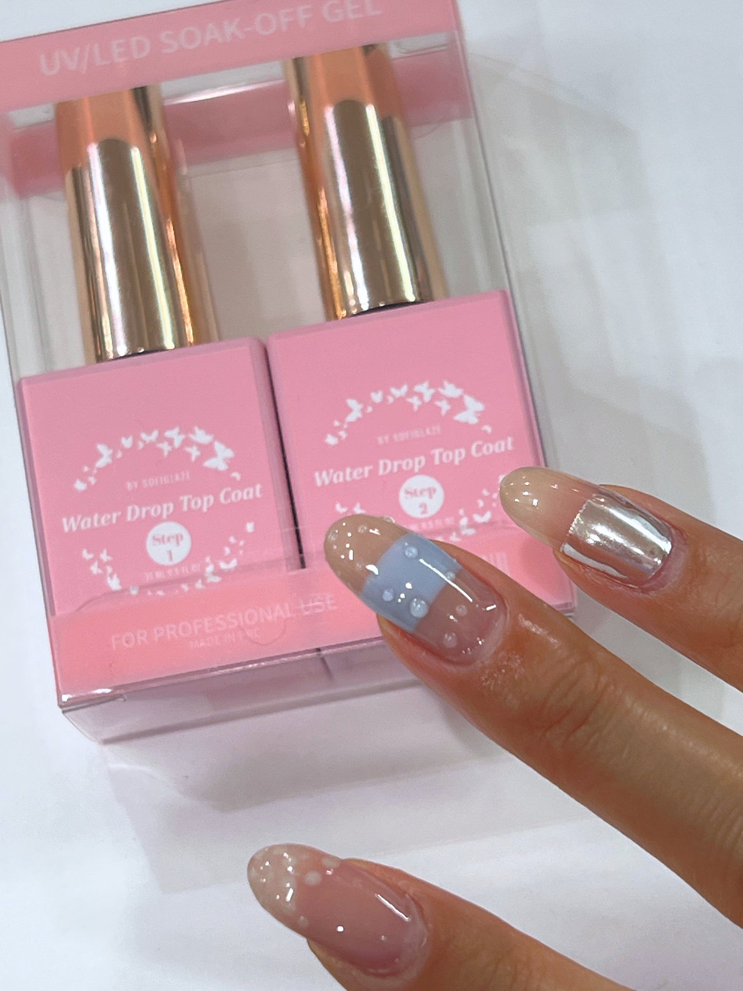 SOFIGLAZE Water Drop Top Coat Set