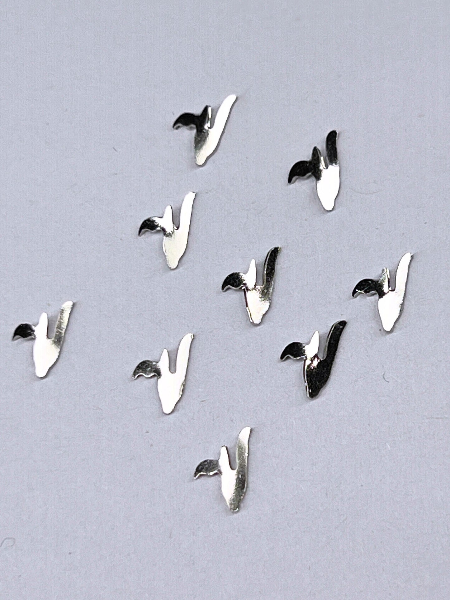 90's Silver Alphabet Charms - Letter V