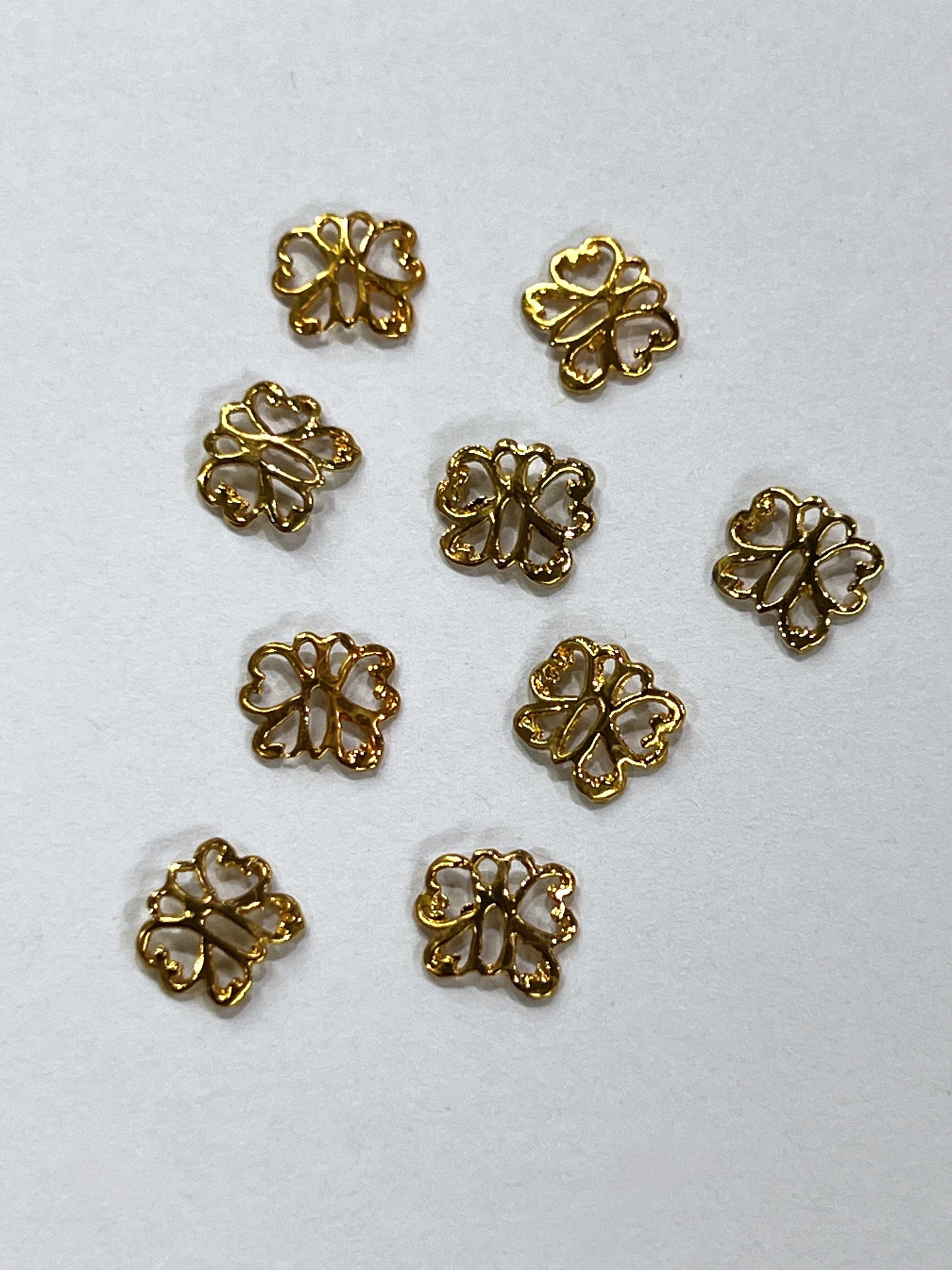 90's Gold Charms - Butterfly