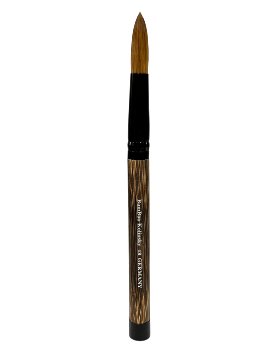 Bamboo Kolinsky Acrylic Brush Germany - #18