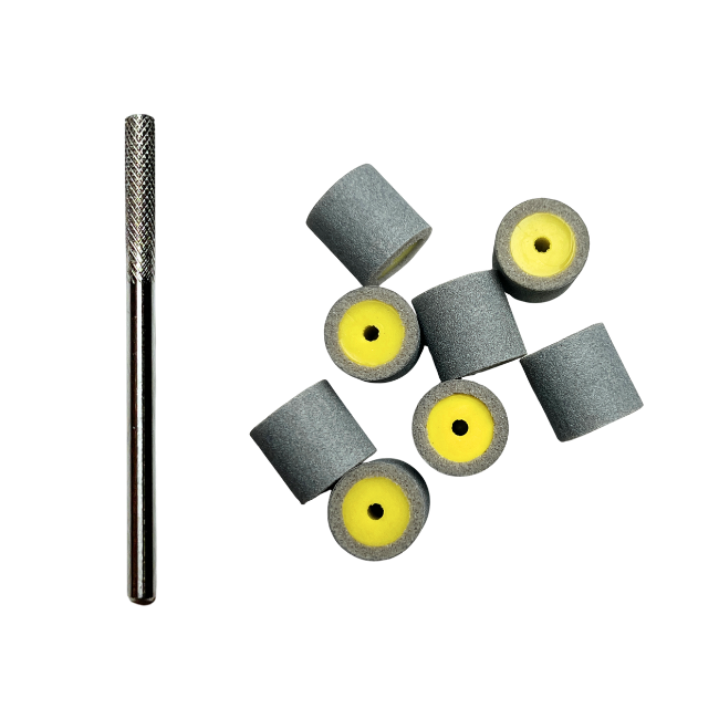 SBAND Buffer Bands 10ct w/ Natural Nail Buffer Bit - Fine