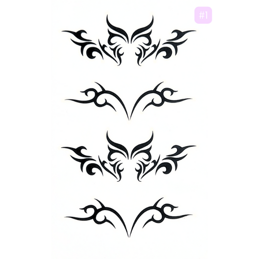 BarShe Temporary Body Tattoos - #001