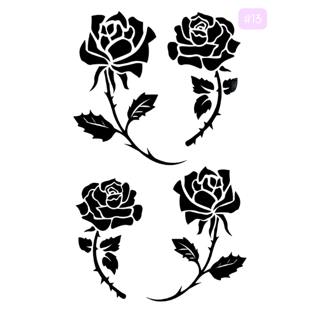 BarShe Temporary Body Tattoos - #013